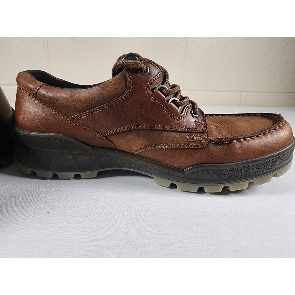 ECCO Track 25 II GTX Low Mens 13 Brown Leather Gore-Tex Waterproof Hiking Shoes - Picture 11 of 12